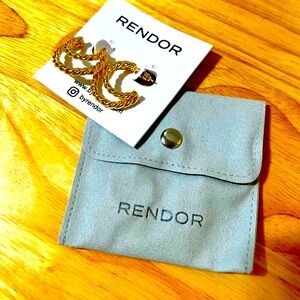 Rendor Earrings by Rachel Zoe gold double hoop earrings